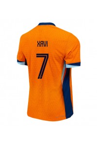 Nederland Xavi Simons #7 Fotballdrakt Hjemme Klær EM 2024 Korte ermer